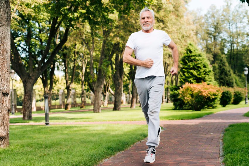 man running